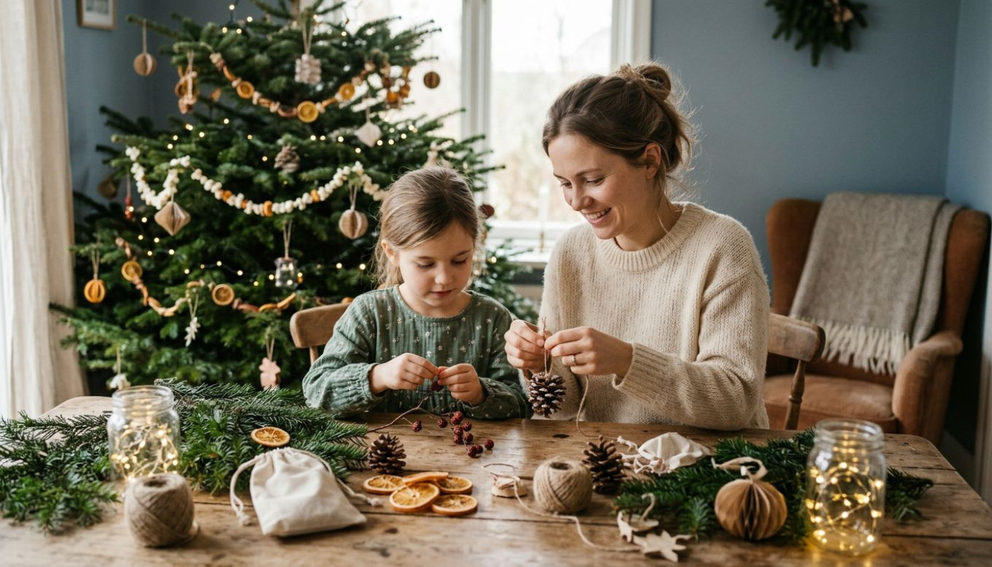 Comment créer une ambiance féerique avec des décorations de Noël écologiques ?